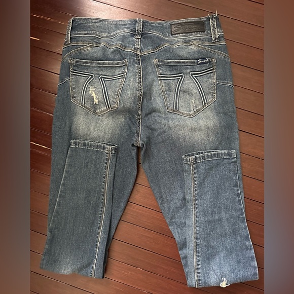 Seven7 Ripped Style Jeggings - Picture 2 of 5